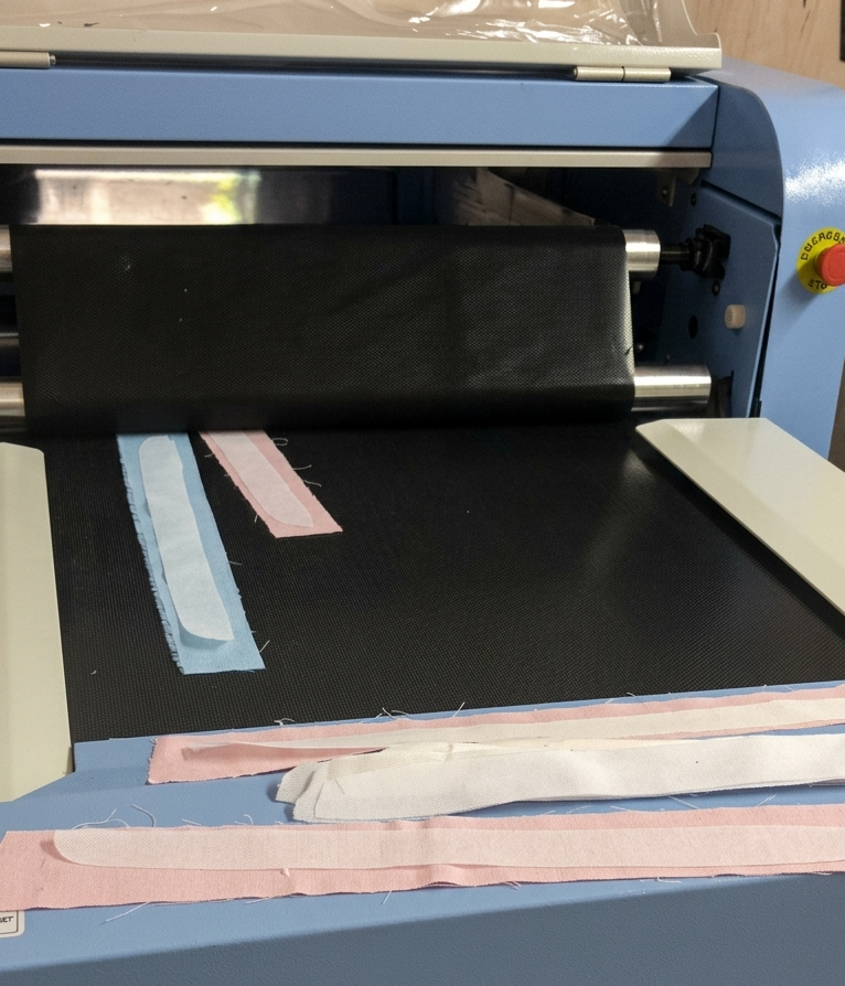 fusing press lamination