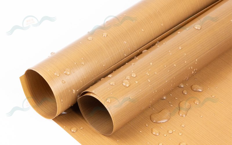 Is Teflon high-temperature fabric stable at high temperatures and resistant to deformation?