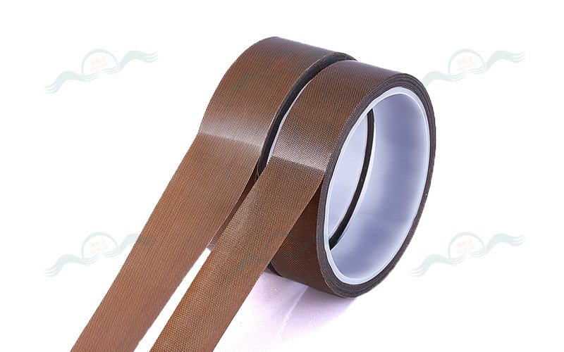This tape features a fiberglass substrate with a Teflon (PTFE) coating